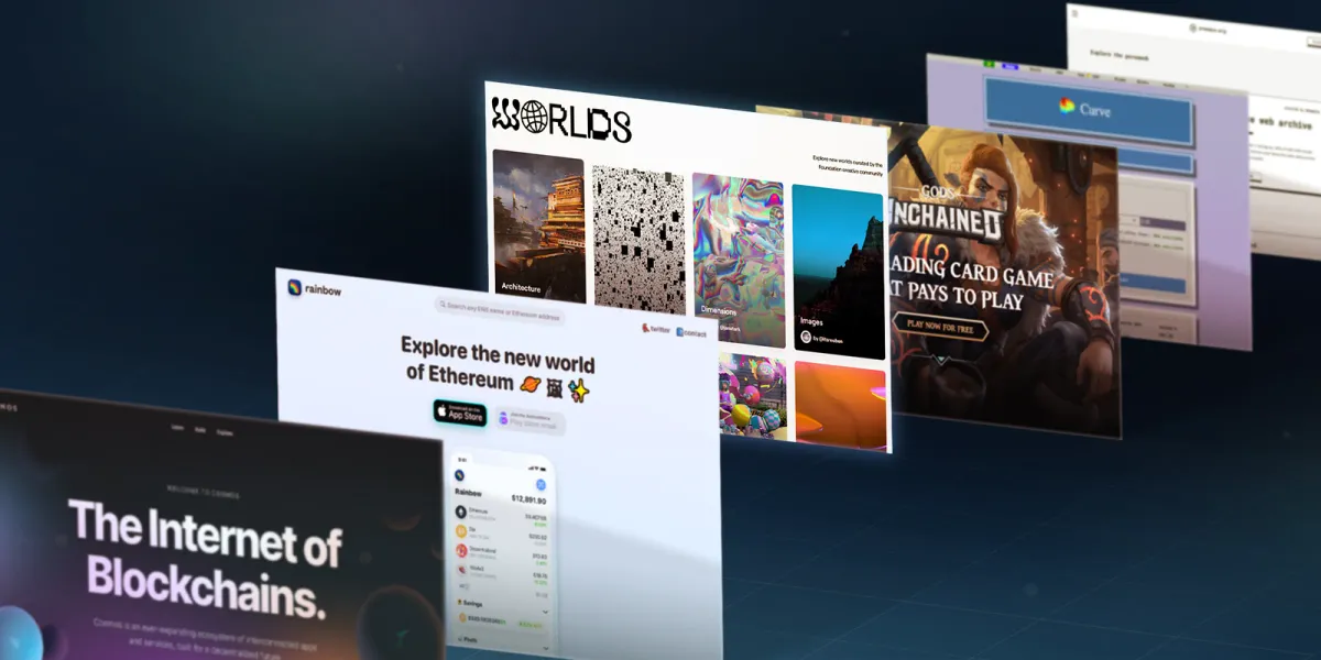 5 Best Web3 Design Examples for Crypto Startups [2021]